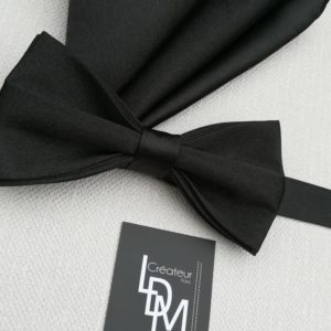 Noeud-papillon-noir-Paris-mariage-soiree-ceremonie-satin-pochette-201x219-LDM-Createur-fr