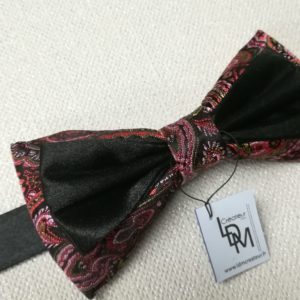 Rodez-noeud-papillon-noir-rose-mariage-pochette-smoking-200x276-LDM-Createur-fr