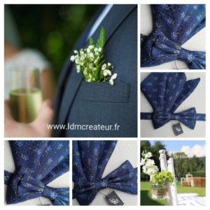 Noeud-papillon-bleu-soie-mariage-soiree-Milan-www-ldmcreateur-fr