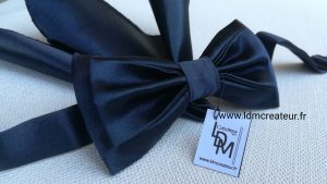 Noeud-papillon-bleu-marine-ceremonie-pochette-mariage-marie-Vienne-www-ldmcreateur-fr