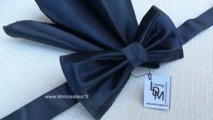 Noeud-papillon-bleu-marine-marie-mariage-accessoire-homme-Vienne-www-ldmcreateur-fr