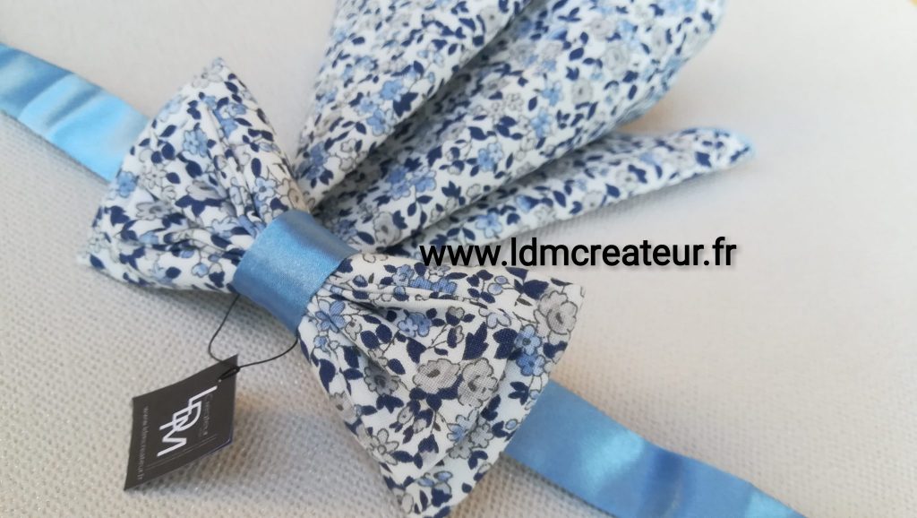 Noeud-papillon-champetre-mariage-bleu-ciel-Barfleur-ceremonie-www-ldmcreateur-fr