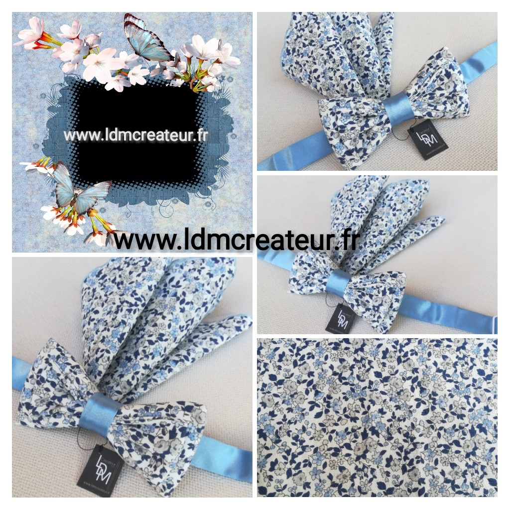 Noeud-papillon-liberty-bleu-ciel-Barfleur-ceremonie-www-ldmcreateur-fr