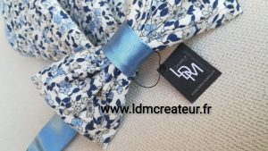 Noeud-papillon-liberty-bleu-ciel-mariage-elegance-Barfleur-ceremonie-www-ldmcreateur-fr