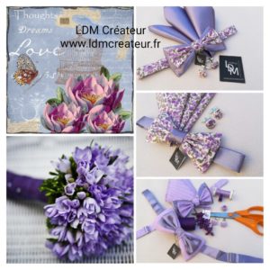 Nœud-papillon-parme-lilas-mauve-bohème-chic-champêtre-mariage-cérémonie-ldmcreateur-fr