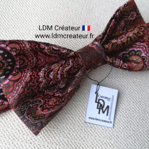 Noeud-papillon-rose-noir-mariage-soirée-Brive-www-ldmcreateur-fr