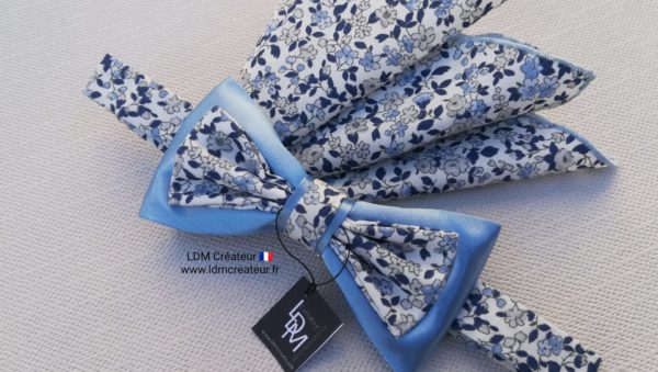 noeud-papillon-liberty-bleu-champetre-mariage-Monflanquin-LDM-createur-ldmcreateur