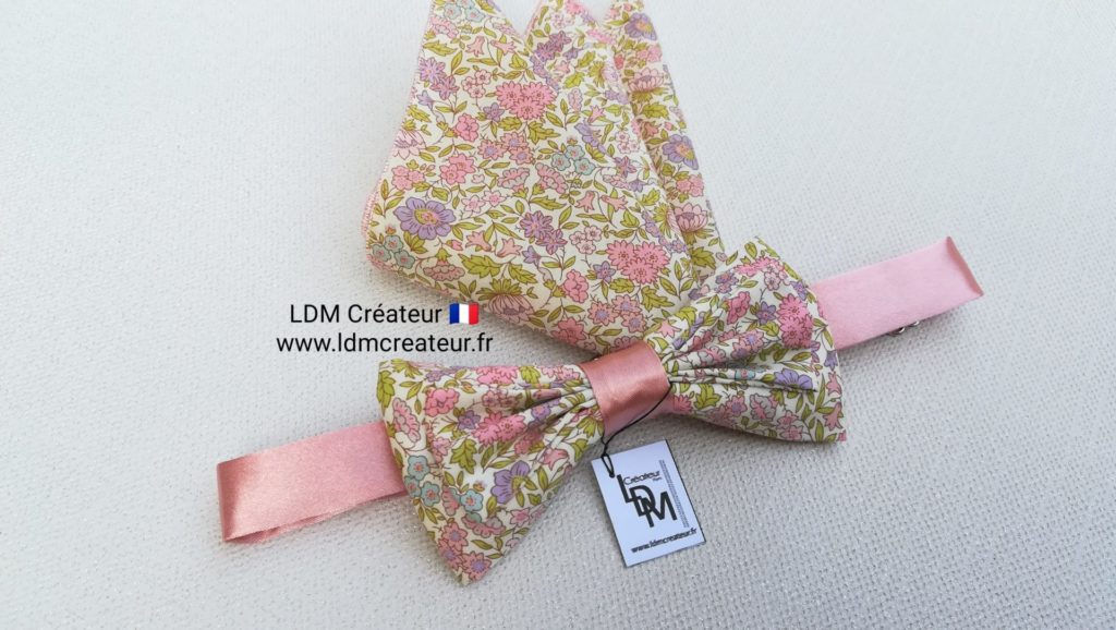 noeud-papillon-vieux-rose-liberty-anglais-mariage-champetre-Privas-ldmcreateur