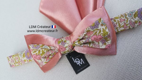 noeud-papillon-vieux-rose-liberty-champetre-mariage-Passy-ldmcreateur