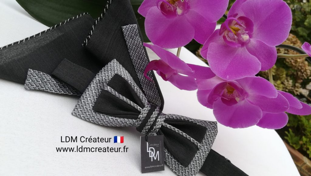 nœud-papillon-gris-original-mariage-chic-élégant-Colmar-LDM-créateur-ldmcreateur