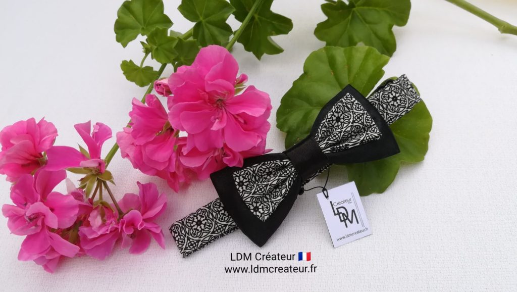 nœud-papillon-enfant-ado-garçon-chic-noir-original-mariage-cérémonie-soirée-Victor-LDM-Createur-ldmcreateur