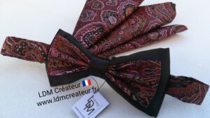 Noeud-papillon-rose-mariage-original-homme-createur-Dinan-ldmcreateur