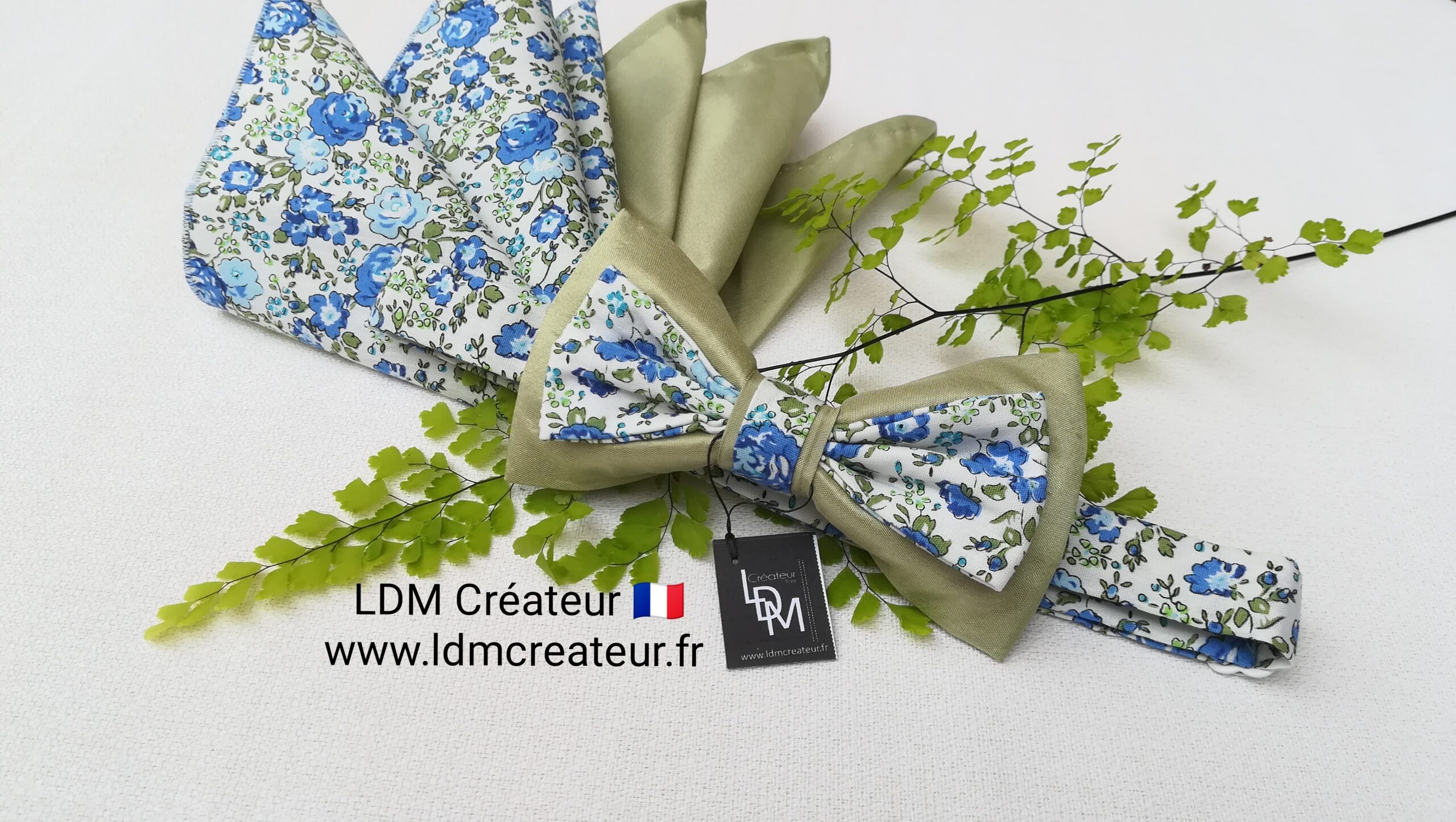 Mariage-noeud-papillon-homme-marié-blanc-vert-bleu-romantique-ceremonie-occitanie-ldmcreateur