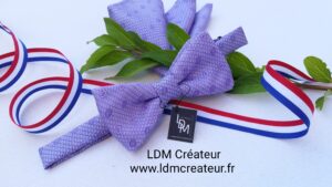 Noeud-papillon-homme-ceremonie-mariage-parme-lilas-soie-élégance-chic-pochette-style-Yvetot-ldmcreateur