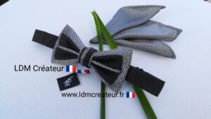 noeud-papillon-gris-mariage-homme-chic-original-soie-Colmar-LDM-createur-ldmcreateur