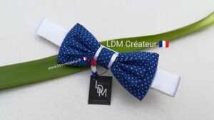 Noeud-papillon-enfant-bleu-dur-pois-mariage-cortege-Gabriel-LDM-Createur-ldmcreateur