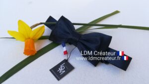 Noeud-papillon-enfant-bébé-ado-bleu-marine-mariage-original-cérémonie-Rémi-LDM-Créateur-ldmcreateur-