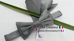 Noeud-papillon-gris-original-mariage-homme-costume-chemise-Lyon-LDM-Créateur-ldmcreateur