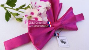 Noeud-papillon-rose-fuchsia-mariage-homme-cortège-costume-Allier-LDM-Créateur-ldmcreateur