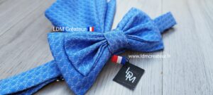 Noeud-papillon-bleu-azur-ciel-mariage-ceremonie-costume-invité-cortège-soiree-Florence-LDM-Créateur-
