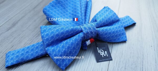 Noeud-papillon-bleu-azur-marine-mariage-ceremonie-mariage-Vexin-LDM-créateur-ldmcreateur