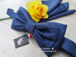 Noeud-papillon-bleu-marine-marié-mariage-pochette-cortège-homme-costume-original-Reims-madeinfrance-LDM-Créateur