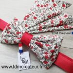 nœud-papillon-liberty-rouge-mariage-pochette-Montsoreau-ldmcreateur