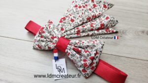 nœud-papillon-liberty-rouge-mariage-pochette-Montsoreau-ldmcreateur