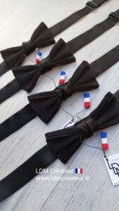 Nœud-papillon-noir-de-luxe-soie-ultra-mini-LDM-Créateur