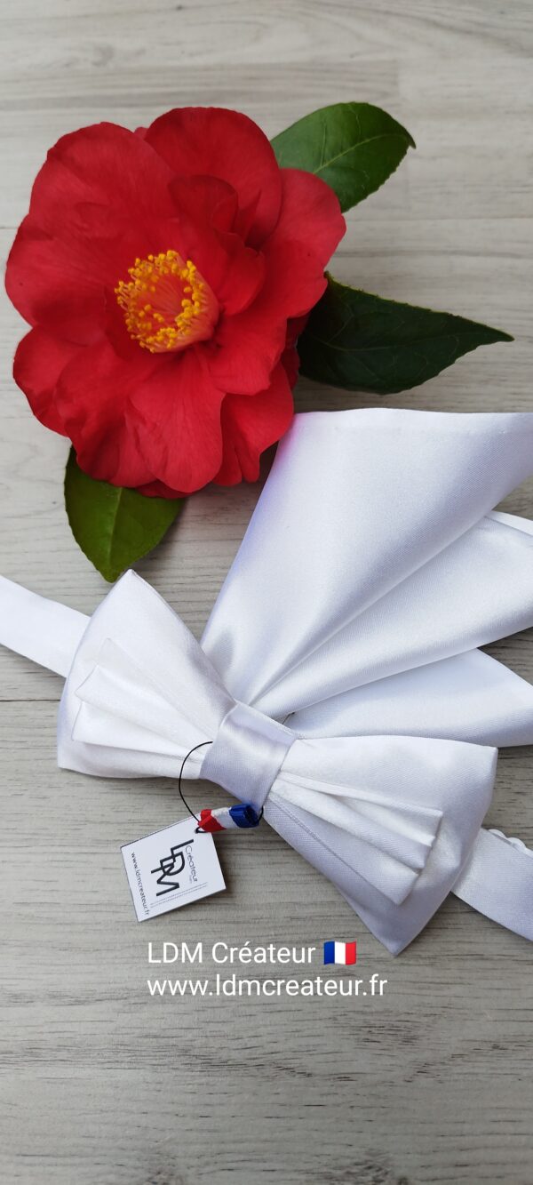 Nœud papillon blanc mariage Moscou – Image 4